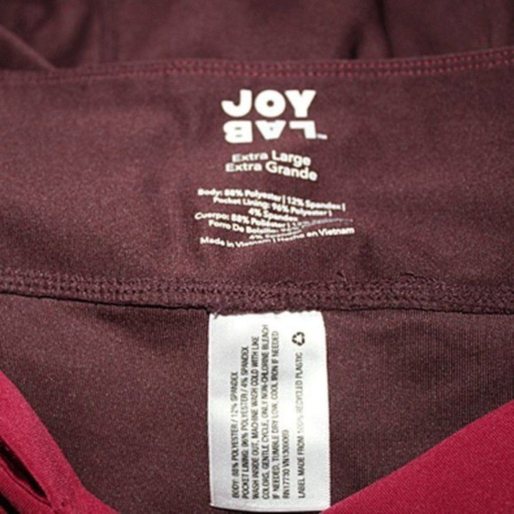 Joylab Performance Color Block Leggings Size Large - image 5